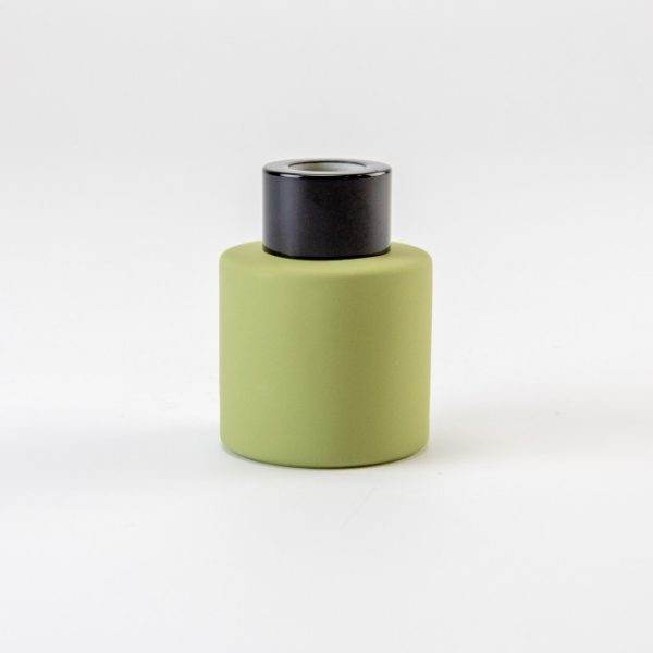 parfumflesje in groen/zijdegroen ideaal voor doopsuiker communie of huwelijk