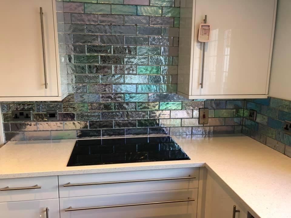 Glass Kitchen wall tiles (3)