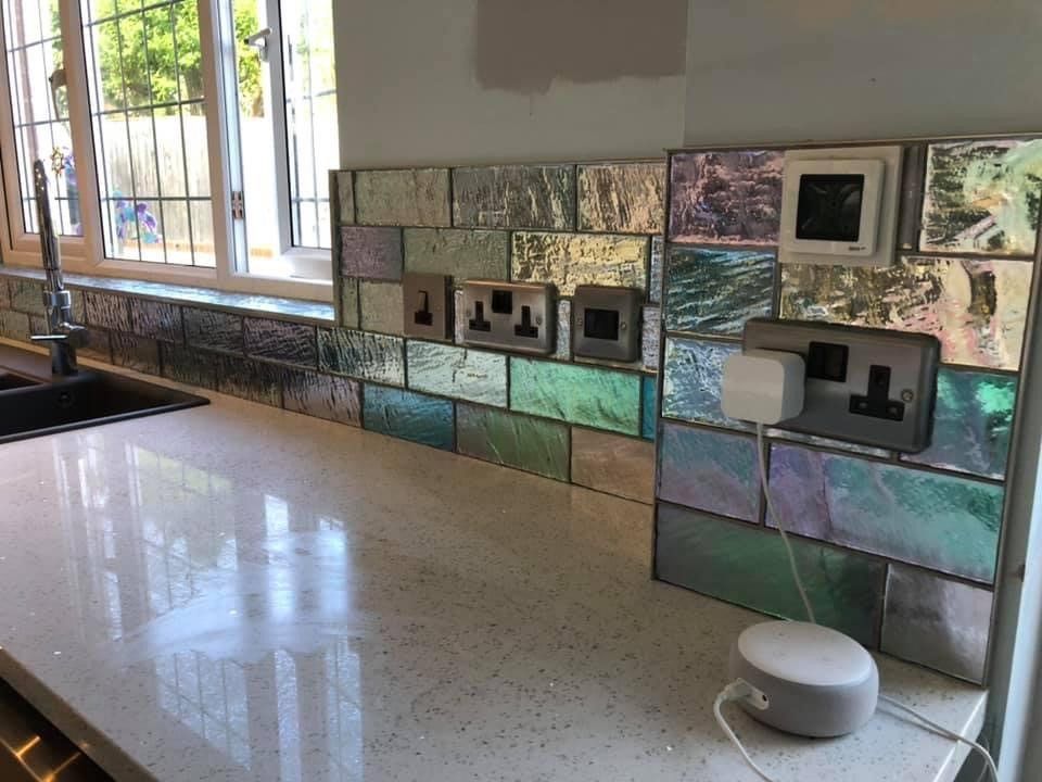 Glass Kitchen wall tiles (6)
