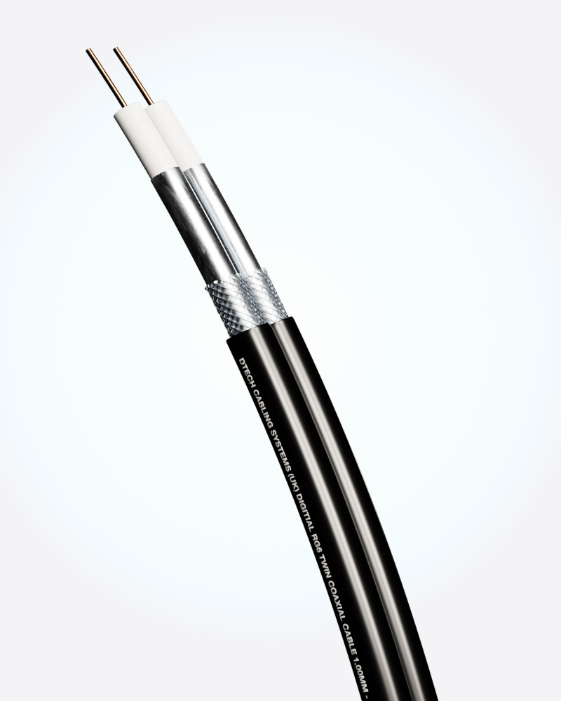 DTECH RG6/U TWIN Digital SDU Coaxial DTECH Cabling Systems