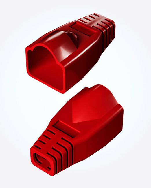 RJ45-BOOT-RED-DTECH