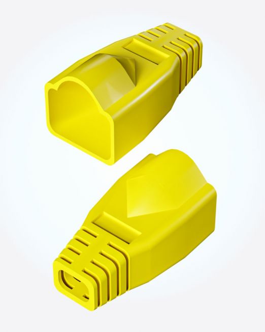 RJ45-BOOT-YELLOW-DTECH