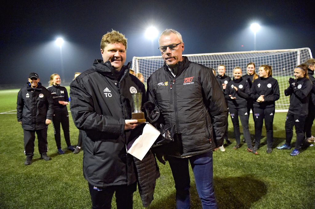 Torben Overgaard, træner for F.C. Thy – Thisted Q’s kvinder, blev Årets jyske Træner 2018