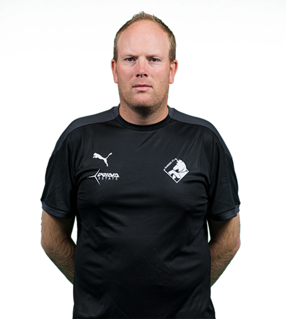 Rasmus Bertelsen, assistenttræner for superligaholdet Randers F.C.