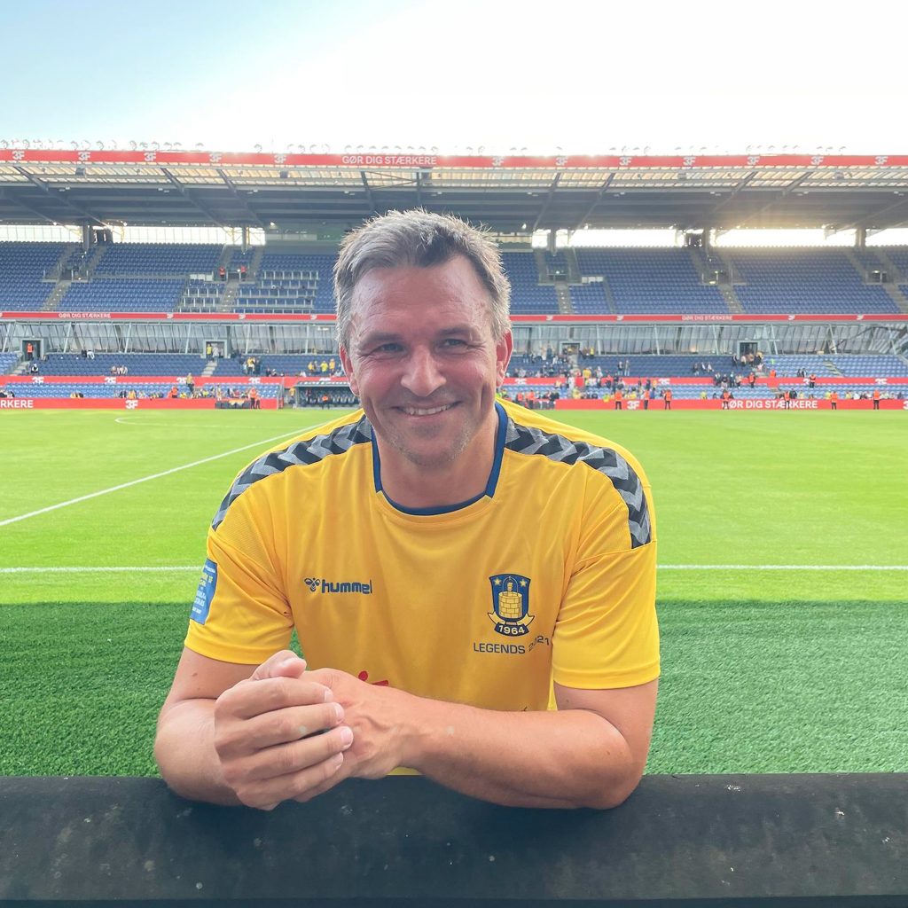 I august 2021 deltog Ruben Bagger i en velgørenhedskamp for Læger Uden Grænser på Brøndby Stadion for Brøndby IF Legends mod et Superliga Allstars hold. Ruben Bagger scorede i 5-3-sejren og nød at være tilbage blandt gamle venner og fans. (Foto: CBRE Integro).