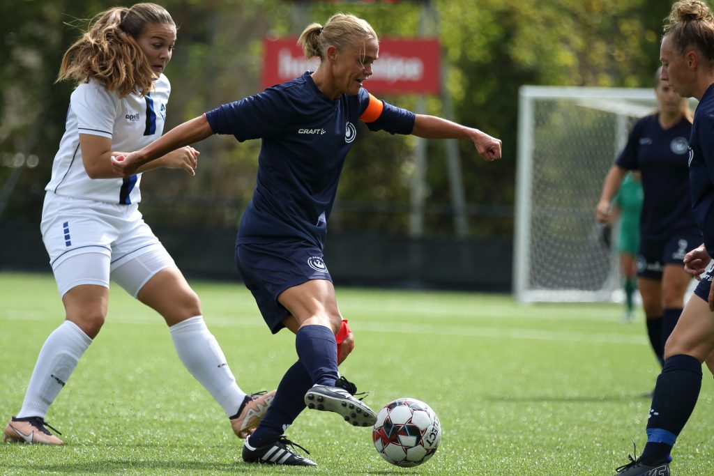 FC Damsø i kamp, foto FC Damsø.