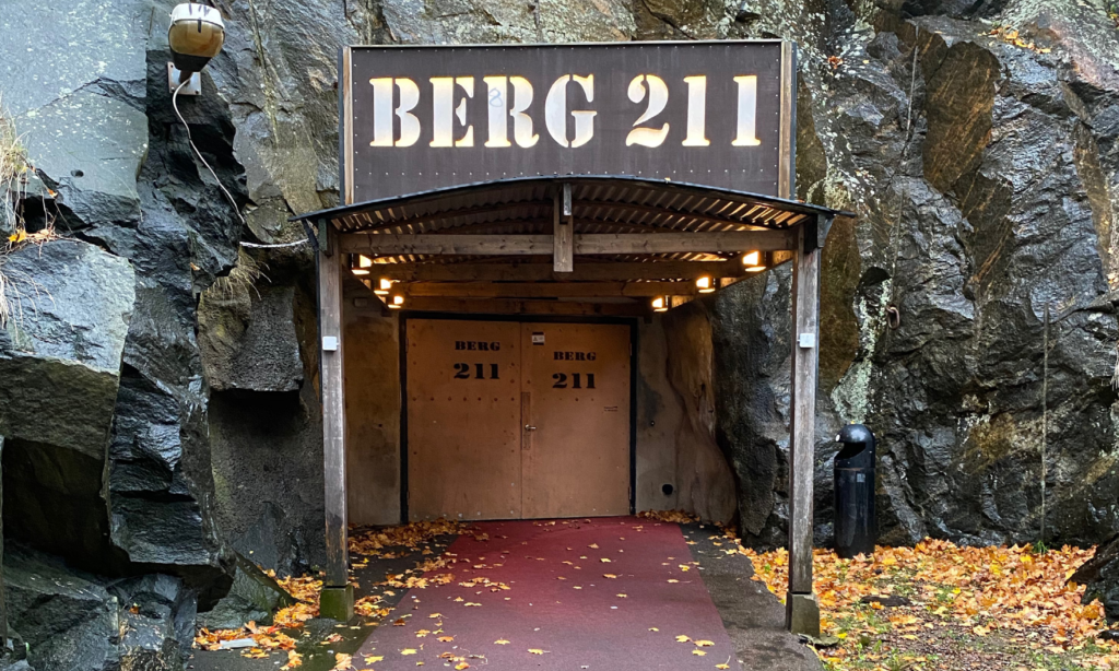 Ingång till Bunkeberget (berg 211) i Gamlestan