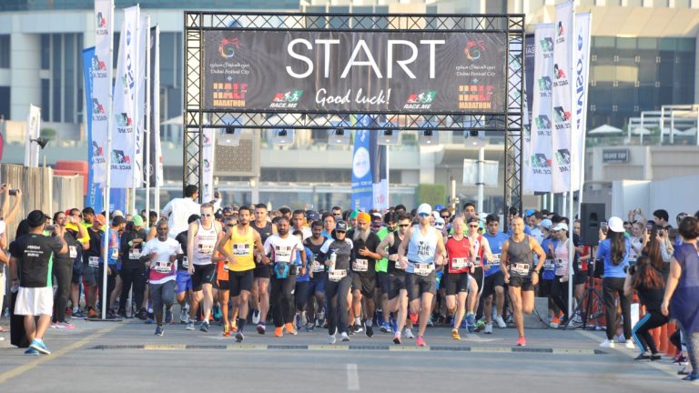 Dubai Festival City half marathon is on!