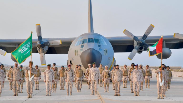 Royal Saudi Land Forces arrive in UAE to participate in joint military exercise