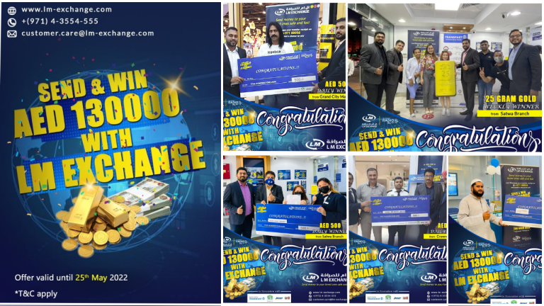 Here are the winners of LM Exchange Send and Win raffle draw for Weeks 2 and 3