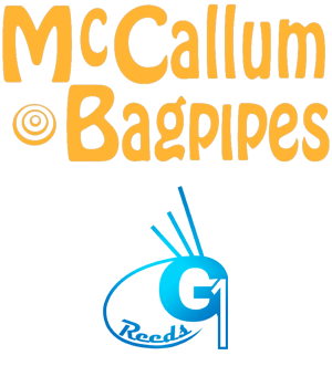 McCallum Bagpipes and G1 ReedsLogo PNG Sponsor
