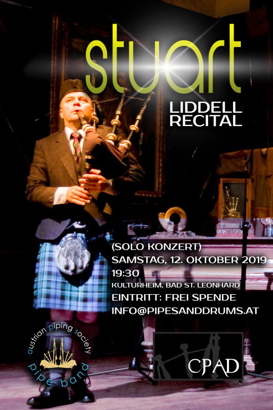Stuart Liddell Solo Konzert Recital 2019 Kärnten Bad St. Leonhard