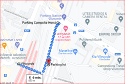 Parking achterkant Station Vilvoorde