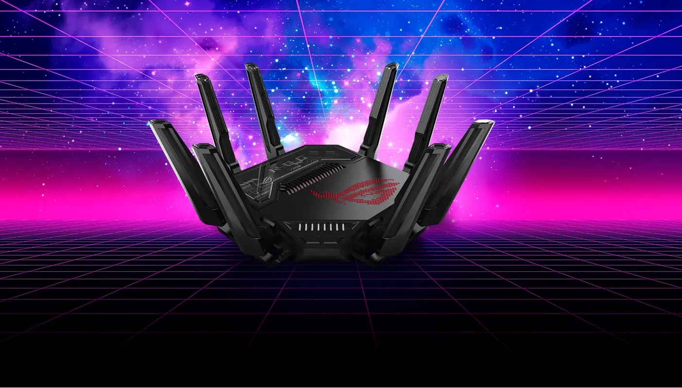 ASUS ROG Rapture GT-BE98 hurtig trådløs Wi-Fi 7 router