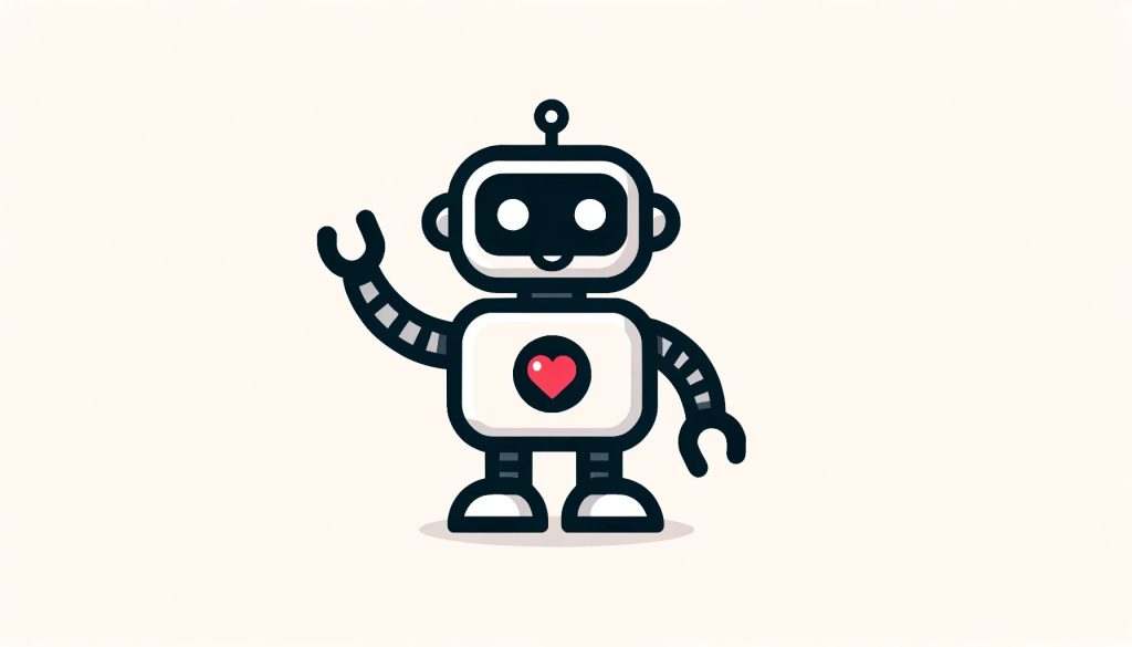 Dukanda-logo - den lille venlige robot