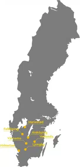 Säljorter Säljkarta