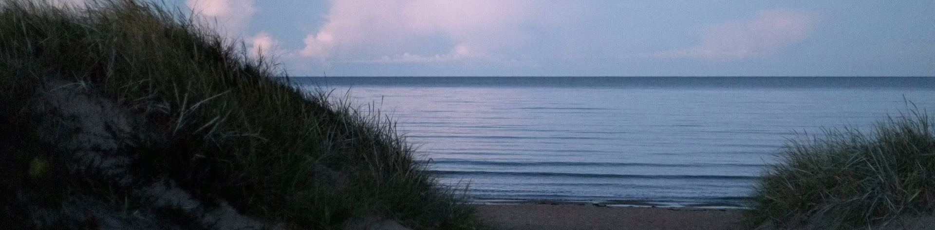 Falkenberg Vy över strand i Falkenberg