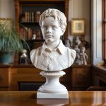 Marble Portrait Bust of a Young Boy 2