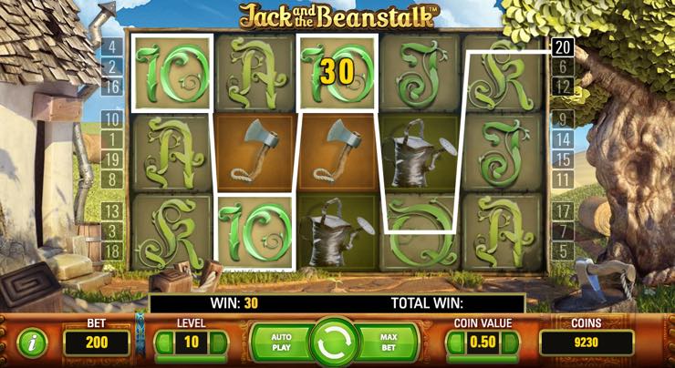 Jack and the Beanstalk – Spilleautomat fra NetEnd