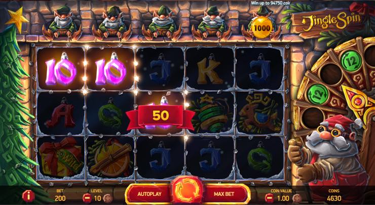 Jingle Spin – Spilleautomat fra NetEnd