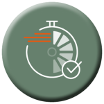 QuickPrep icon button green
