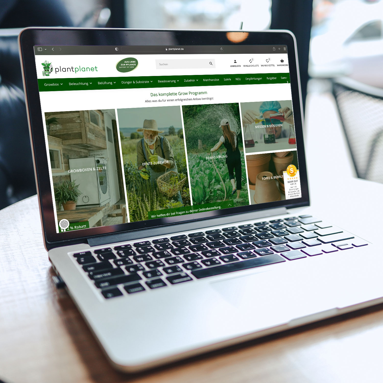 Grow Shop online