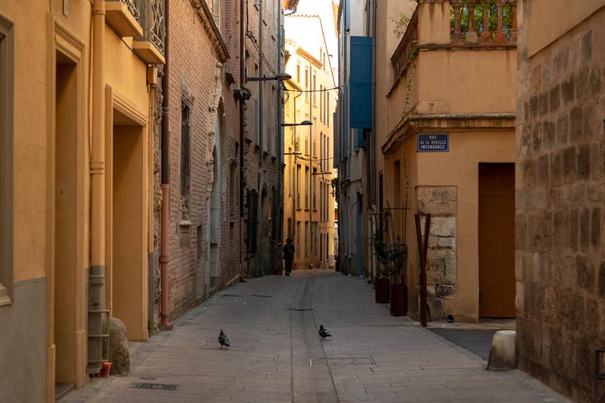 Typical narrow street to discover