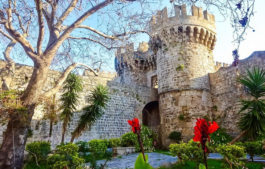 Palace of the Grand Masters, Medieval Old Rhodes Town