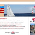 Screenshot der Seite City Agentur Schumann, Rostock