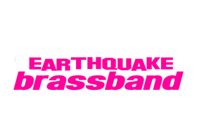 earthquake brassband logo roze png