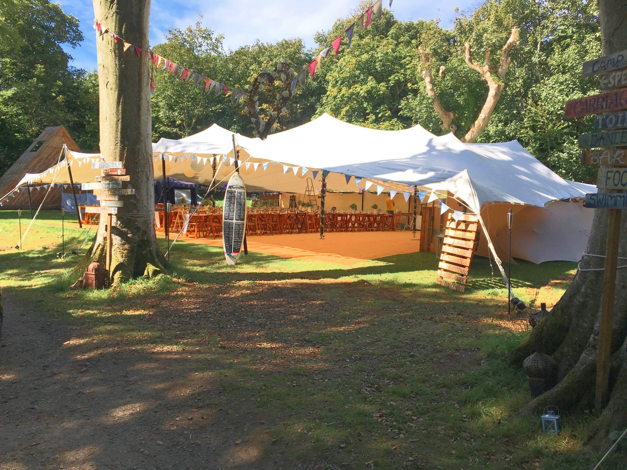 Stretch tent hire