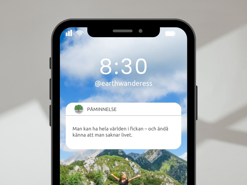 Lämna sociala medier för verkligheten
