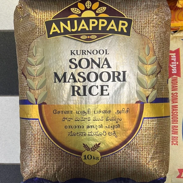 Anjappar Sona Masoori Rice 10kg