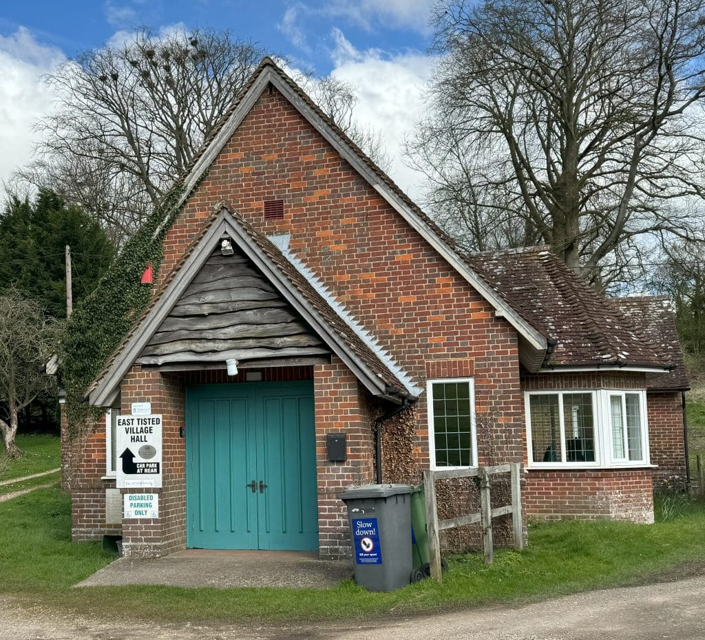 Outside view of East Tisted Village Hall