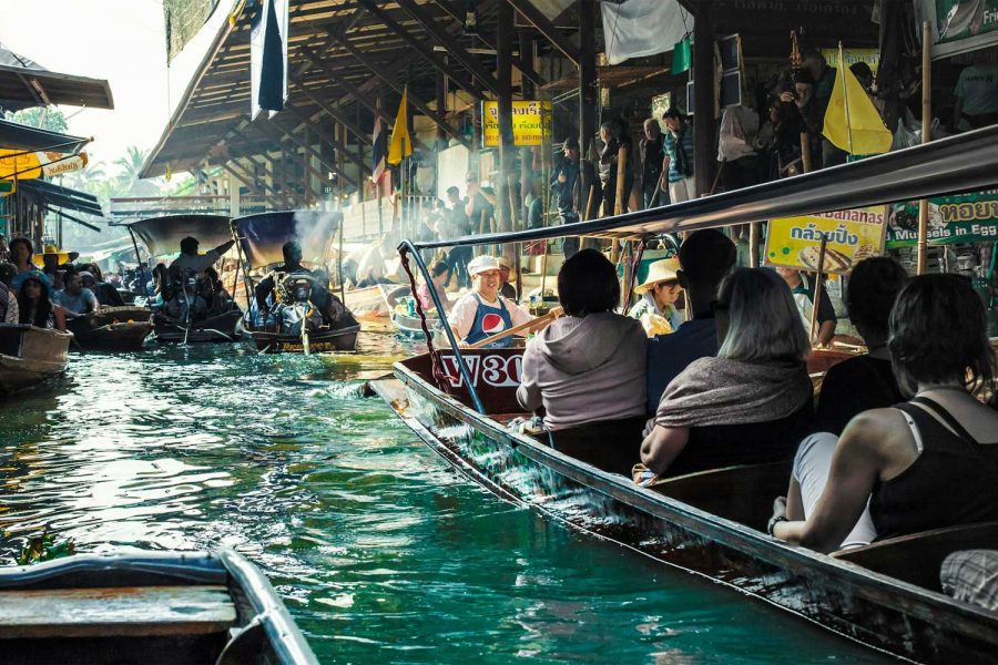 Bangkok – Mercato galleggiante, mercato sui binari e Palazzo Reale