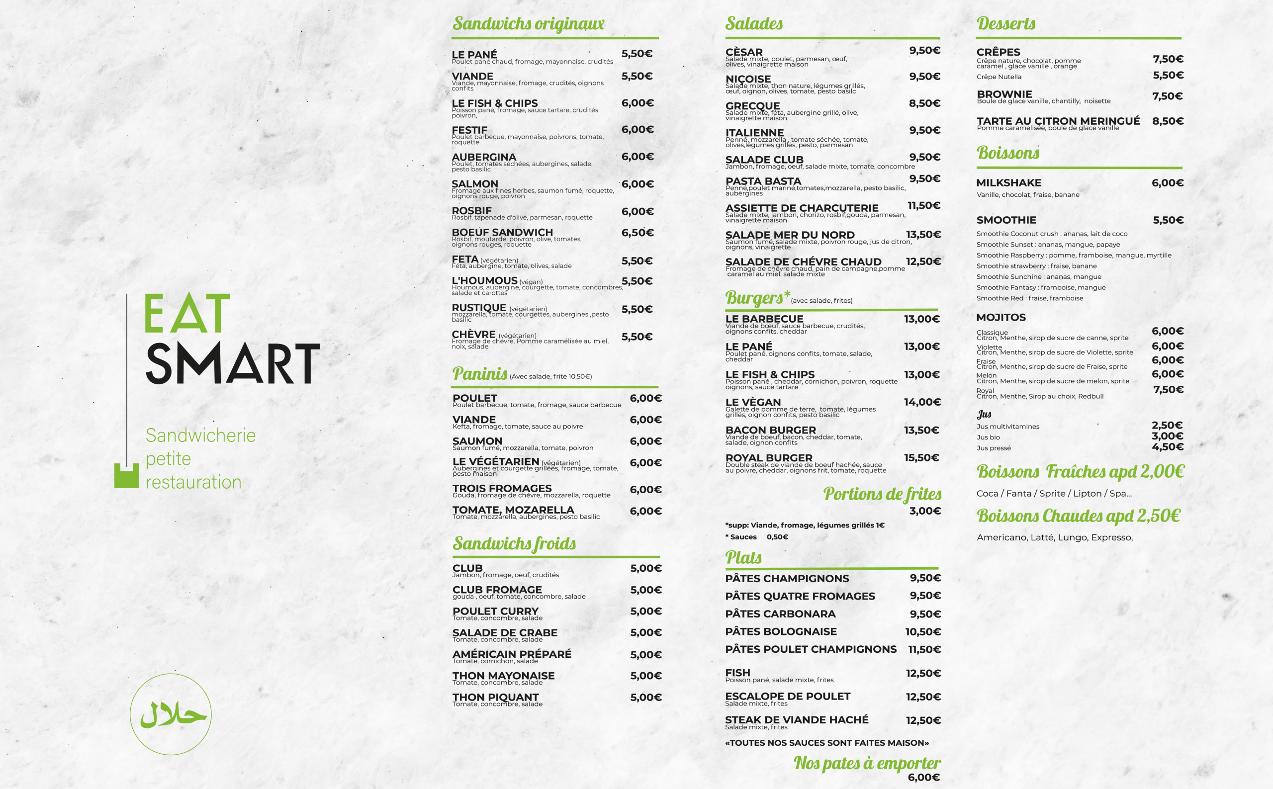 menu pour le site eat smart FEVRIER 2024_Plan de travail 1