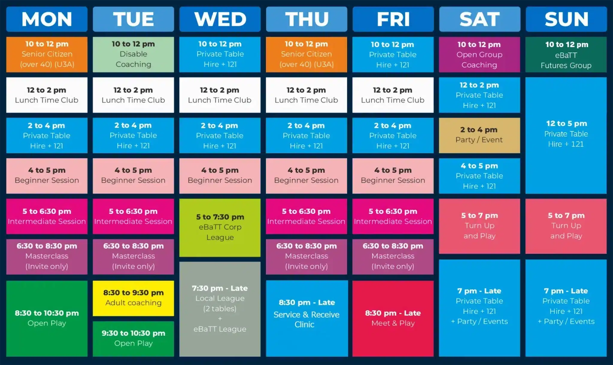 Interactive Timetable