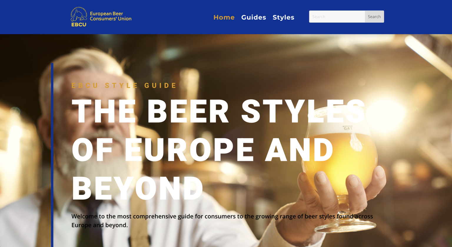 Beer styles website