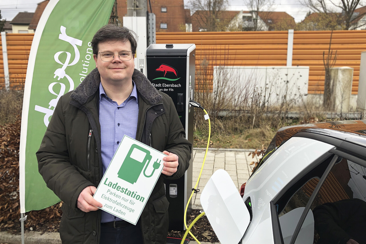 Carsharing mit Ladestation in Ebersbach