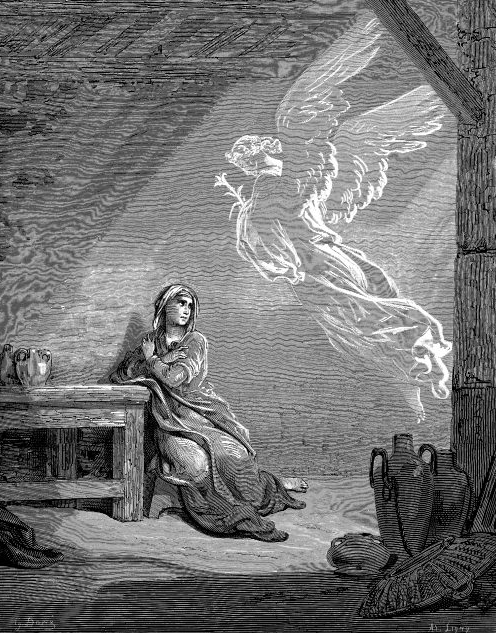 Gustave Dore - The Annunciation.
