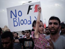 bahrain grand prix protest