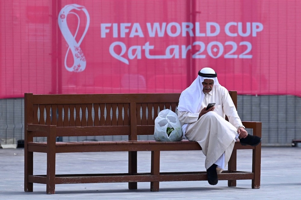 qatar fifa world cup digital rights cellphone getty