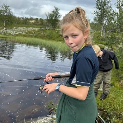 The outdoor fishing adventure