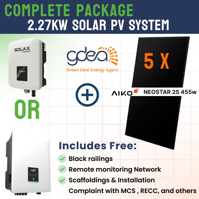 Complete 2.27Kw Solar PV System 1 Complete 2.27Kw Solar PV System