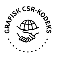 Logo til Den grafiske CSR-kodeks