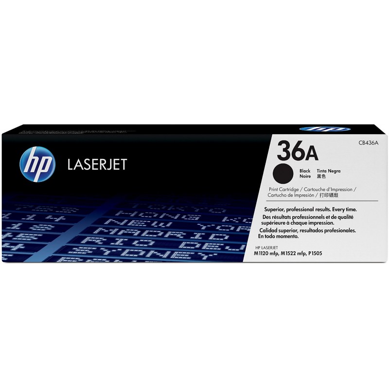 HP 36A - Toner de marque HP CB436A noir 1 HP 36A - Toner de marque HP CB436A noir