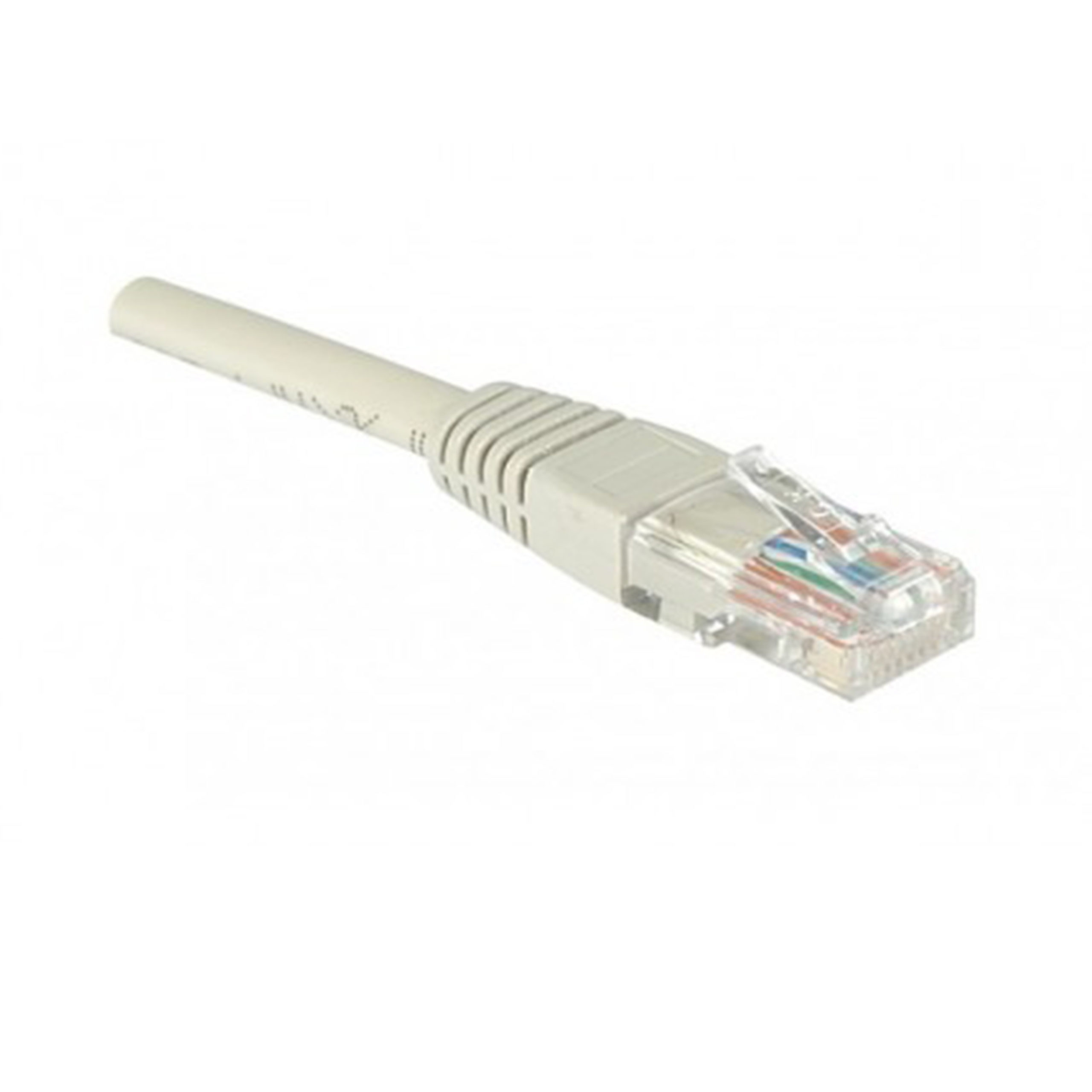Cordon RJ45 cat‚gorie 5e U/UTP gris 1 Cordon RJ45 cat‚gorie 5e U/UTP gris