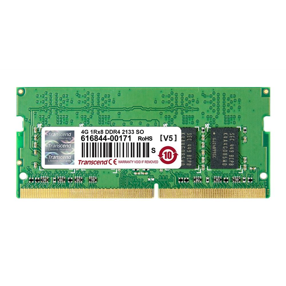 RAM TRANSCEND SO-DIMM 4GO - DDR4 1 RAM TRANSCEND SO-DIMM 4GO - DDR4