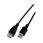 Rallonge USB 2.0 type A mâle / femelle - 1m Noir