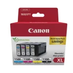Pack 4 cartouches d'encre Canon PGI-1500XL (Noir, Cyan, Magenta, Jaune)